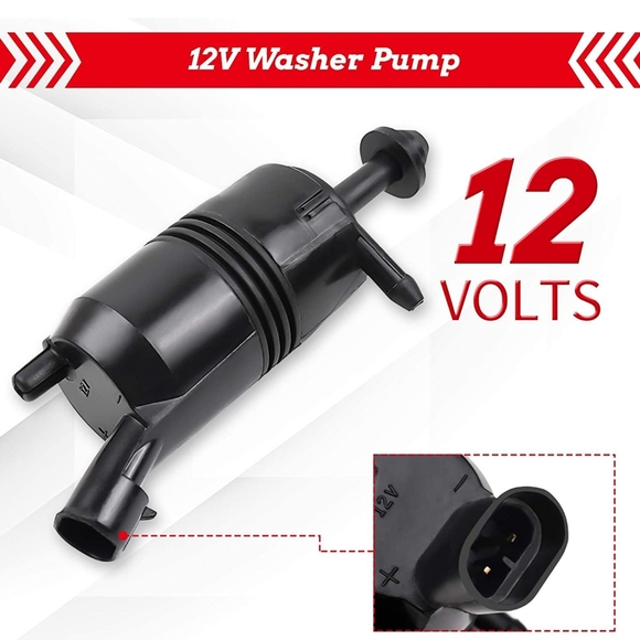 OTUAYAUTO QWP022 Front Windshield Washer Pump w/Grommet - Picture 3 of 7